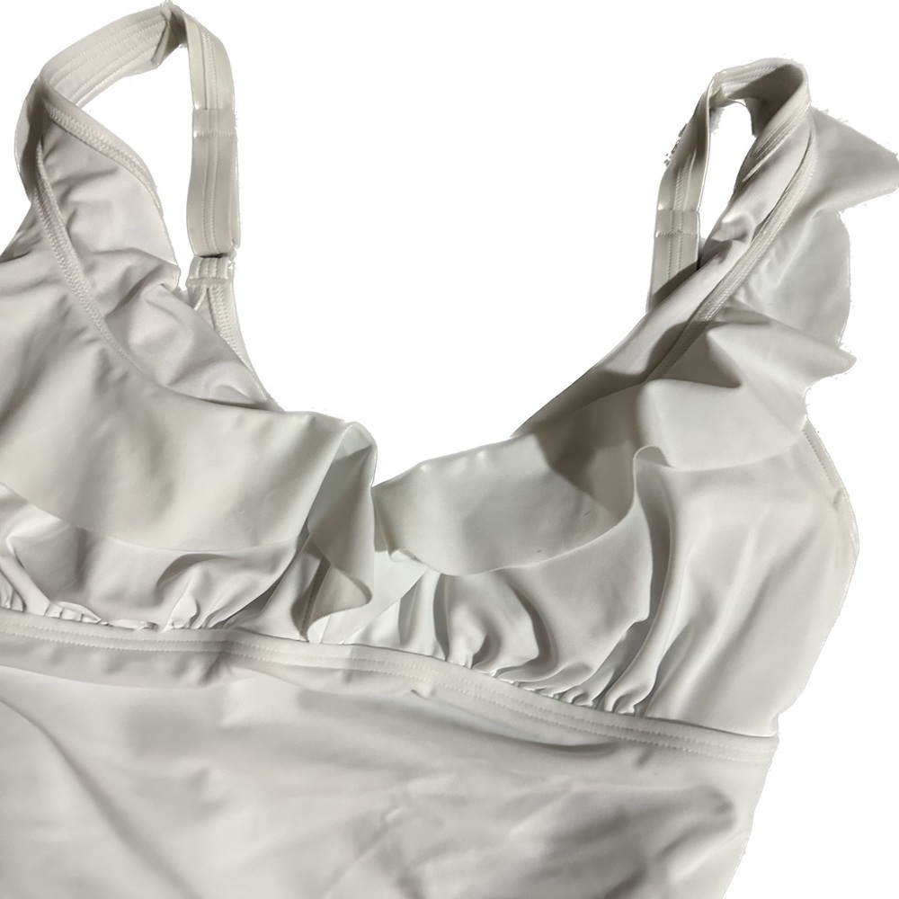 ONE PIECE RUFFLE PLUNGE - Picture 5 of 7
